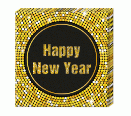 Salvetes  "Happy New Year retro" (20 gab)
