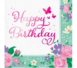 Salvetes "Meža feja. Happy Birthday" (16 gab)