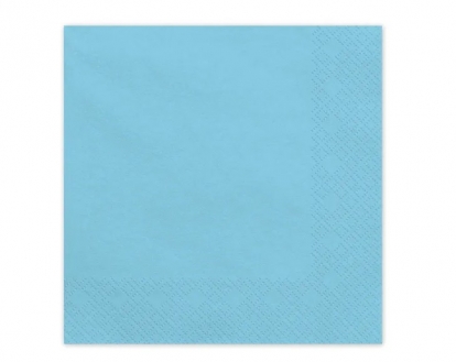 Salvetes, zilas (20 gab.)