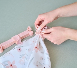 Salvešu gredzeni "Rozā tauriņš" (6 gab.) 2