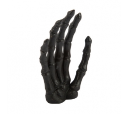 Skeleta roka, melna (12x8 cm)