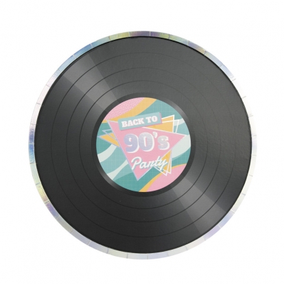 Šķīvīši "Disco 90's" (8 gab./22 cm)
