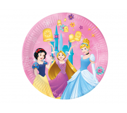 Šķīvīši "Disney princese" (8 gab./23 cm)