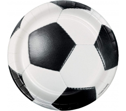 Šķīvīši "Futbola bumba"(8 gab./18 cm)