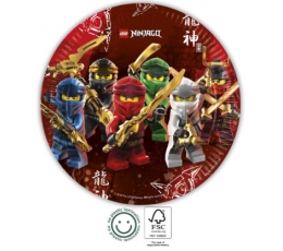 Šķīvīši "Lego Ninjago" (8 gab./23 cm)