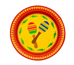 Šķīvīši "Meksika" (10 gab./23 cm)