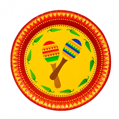Šķīvīši "Meksika" (10 gab./23 cm)