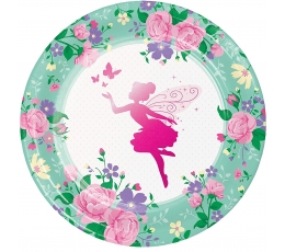 Šķīvīši "Meža feja" (8 gab./22 cm)