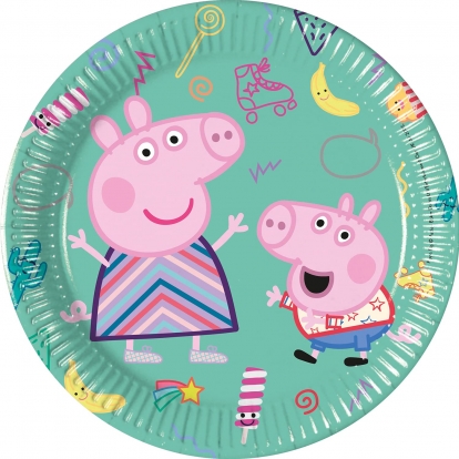 Šķīvīši "Peppa Pig" (8 gab./20 cm)