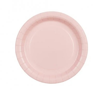 Šķīvīši, rozā (6 gab./18 cm)