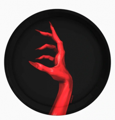 Šķīvīši "Vampīra roka" (6 gab./23 cm)