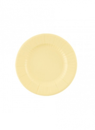 Šķīvīši , vaniļas krāsā (8 gab./21 cm)