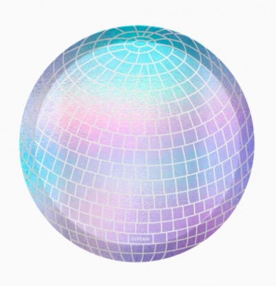 Šķīvji "Disco ball" (4 gab./30cm)
