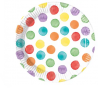 Šķīvji "Krāsaini punktiņi" (8 gab./20 cm)