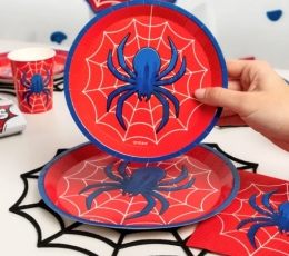 Šķīvji "Zilais zirneklis" (6 gab./17 cm) 1