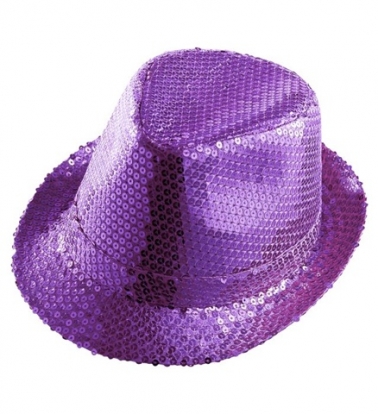 Cepure, spīdīgi violeta