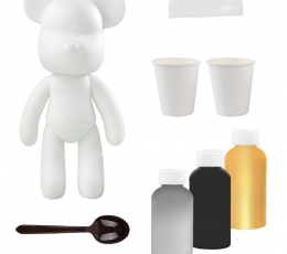 SP radošais komplekts ''Marble Bear'', metālisks 5