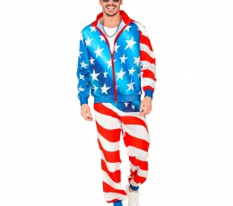 Sporta karnevāla kostīms "USA Party" (M)