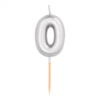 Svecīte "0", sudraba