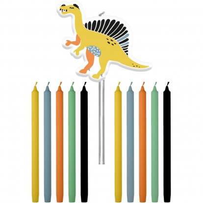 Sveču komplekts "Dinozaurs" (11 gab.)