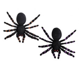 Svītrains zirneklis (20 cm) oranžs/violets