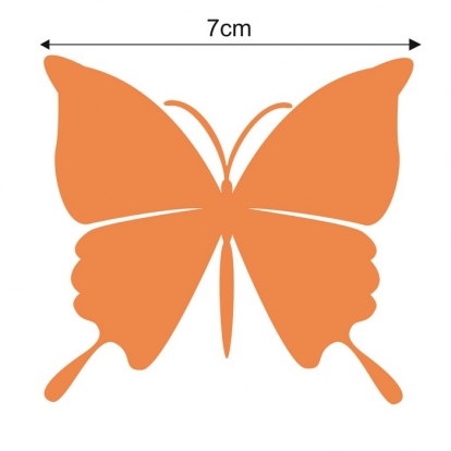 Tauriņi, oranžā krāsā (20 gab./ S)