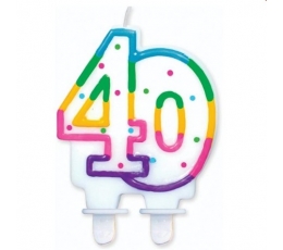 Tortes svecīte "40"