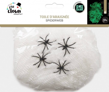 Tumsā spīdošs zirnekļa tīkls (56 g)