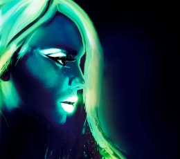 Ūdens bāzes grims, kas spīd tumsā (30 ml) 4