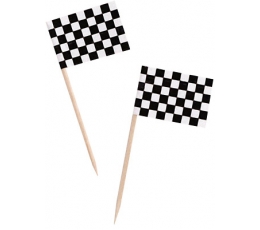 Uzkodu kociņi, melnbalti (50 gab.)