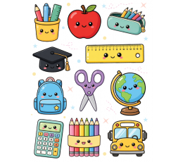 Uzlīmes "Back to school"