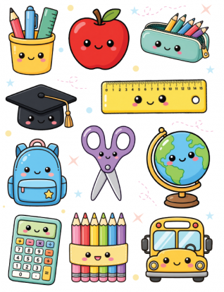 Uzlīmes "Back to school"
