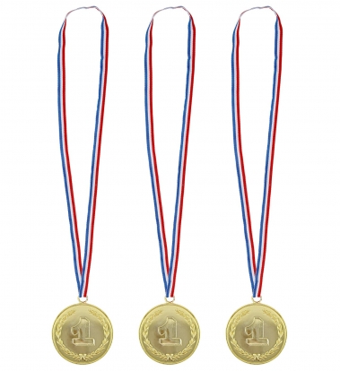 Uzvarētāja medaļas "1. vieta" (3 gab.)