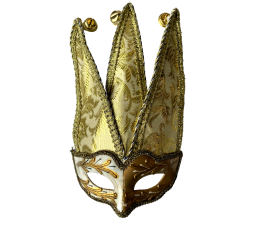 Venēcijas maska, zelta 1