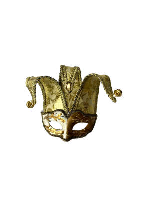 Venēcijas maska, zelta