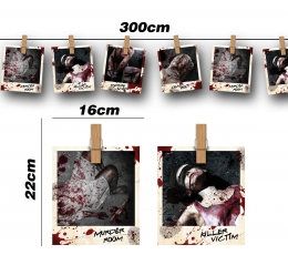 Virtene "Noziegumu vietas fotogrāfijas" (300 cm)