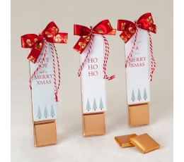 Ziemassvētku grāmatzīme ar konfektēm (12 cm / 20 gr)