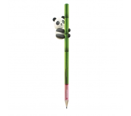 Zīmulis ar dzēšgumiju "Panda uz bambusa"