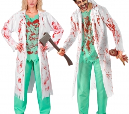 Zombiju ķirurga kostīms (XXL) 2