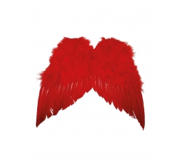 Крылья ангела, красные (35 см)