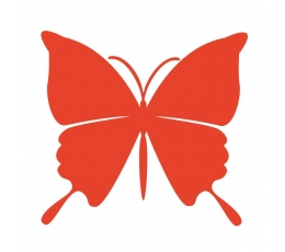 Бабочки, красные (20 шт. / Л)