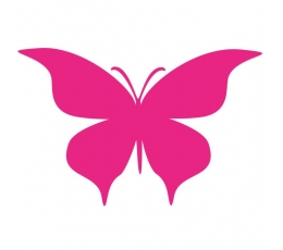 Бабочки, малиновый цвет (20 шт. / M)