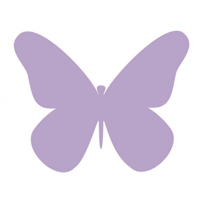 Бабочки, сиреневый (20 шт. / XС)