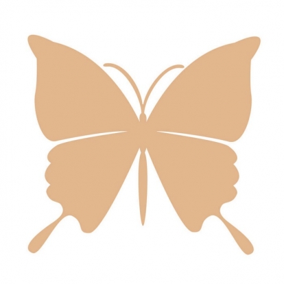 Бабочки, светло-коричневые (20 шт. / Л)