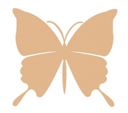 Бабочки, светло-коричневые (20 шт. / С)