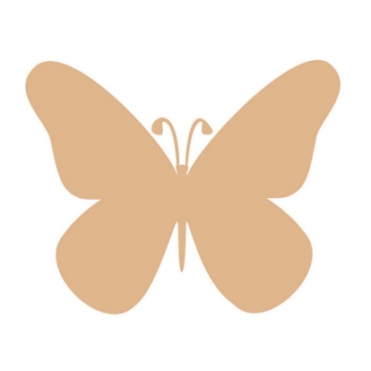 Бабочки, светло-коричневый (20 шт. / Л)
