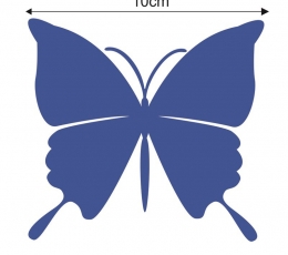 Бабочки, темно-синие (20 шт. / Л) 1