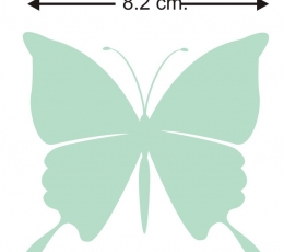 Бабочки, цвета мяты (20 шт. / M) 1