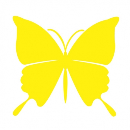 Бабочки, желтые (20 шт. / Л)