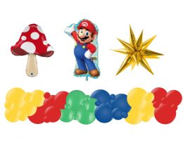 Шнурок для воздушных шаров своими руками "Super Mario" (3 м.)